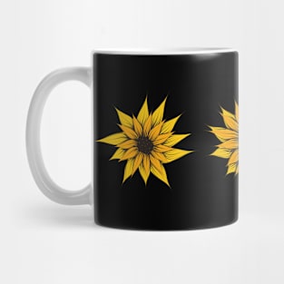 Three Sunflowers Mug